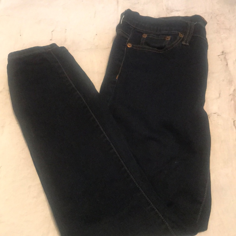 J. Crew Toothpick Dark Wash Jeans